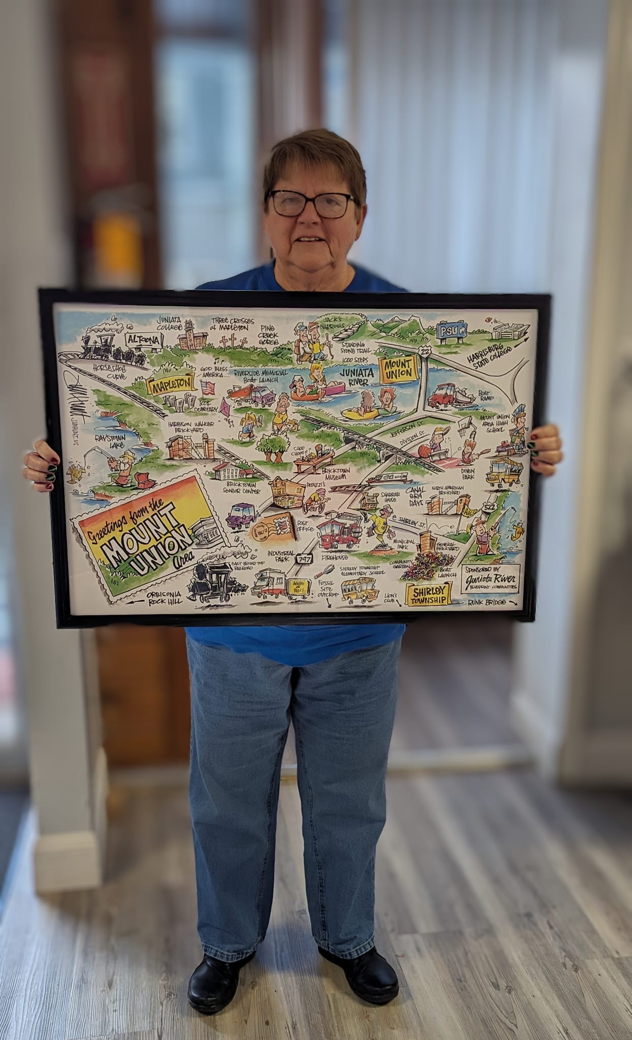 COMMUNITY CARTOON MAP AUCTION